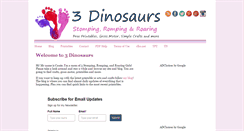 Desktop Screenshot of 3dinosaurs.com